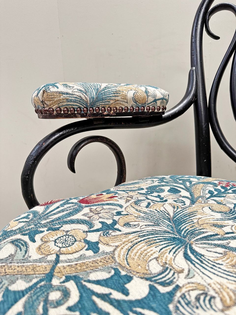 Furniture Art Nouveau Chair, 1800s, Beech photo