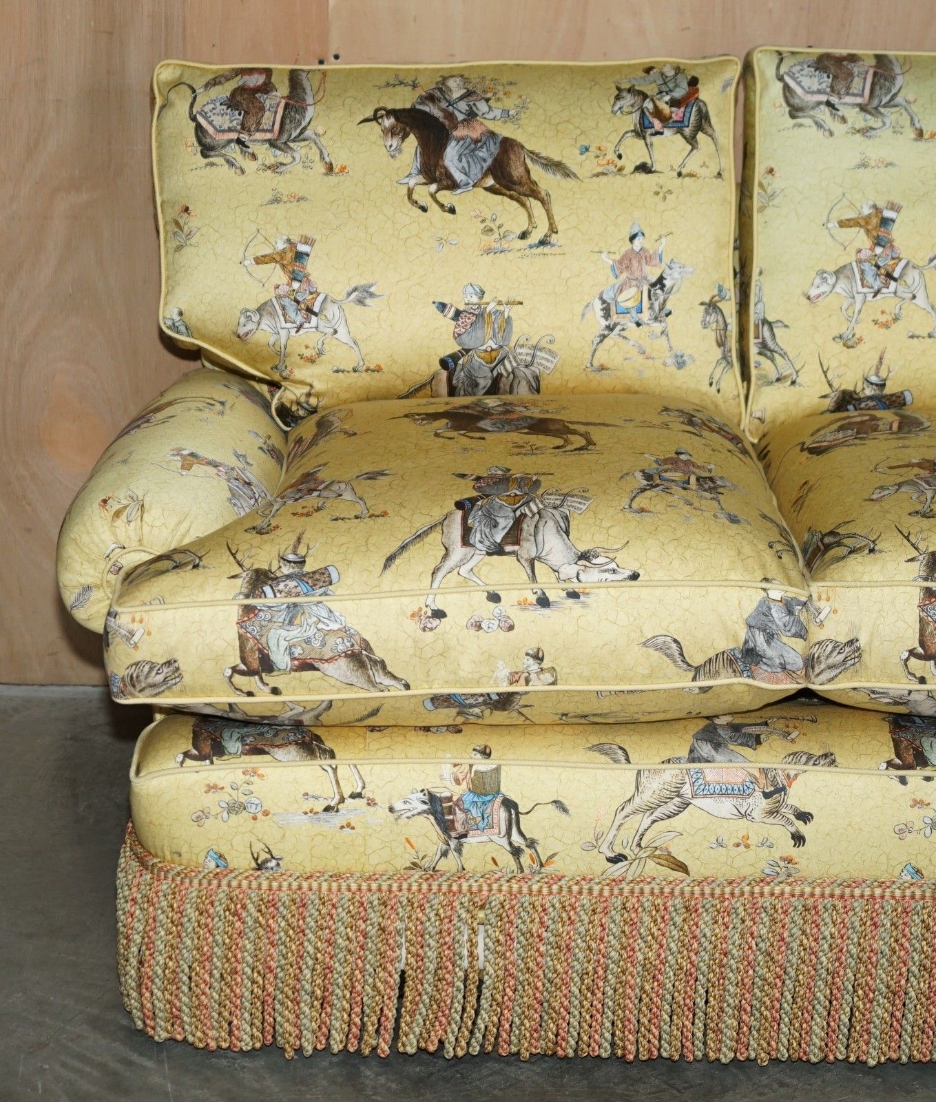 Rrp £12,950 Peter Dudgeon Fitzwilliam Sofa In Chinoiserie Style Upholstery photo Furniture