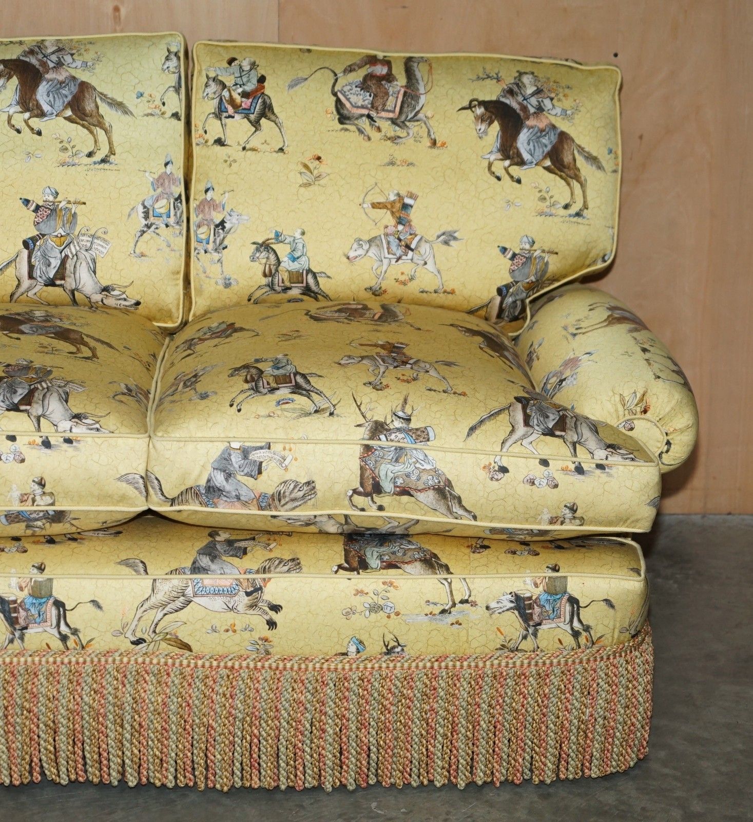 Rrp £12,950 Peter Dudgeon Fitzwilliam Sofa In Chinoiserie Style Upholstery photo vinterior
