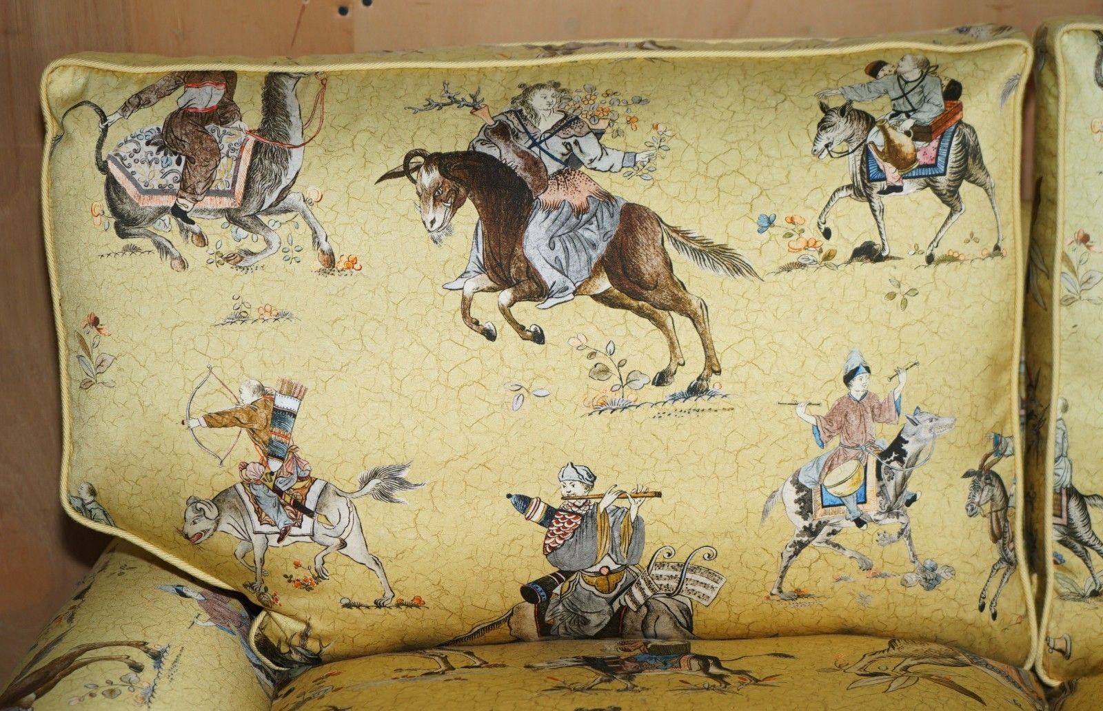 Rrp £12,950 Peter Dudgeon Fitzwilliam Sofa In Chinoiserie Style Upholstery photo buy