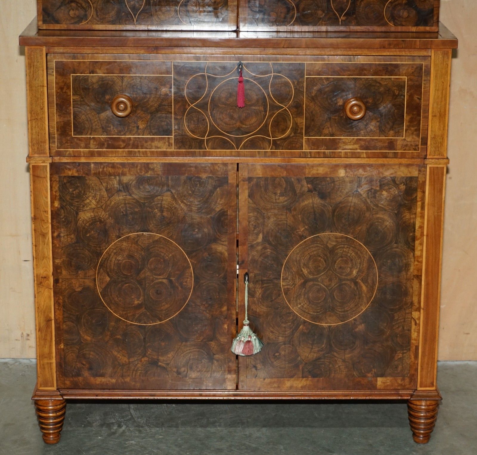 Captain Edward George Spencer Churchill Circa 1710 Oyster Veneer Chest On Stand photo buy