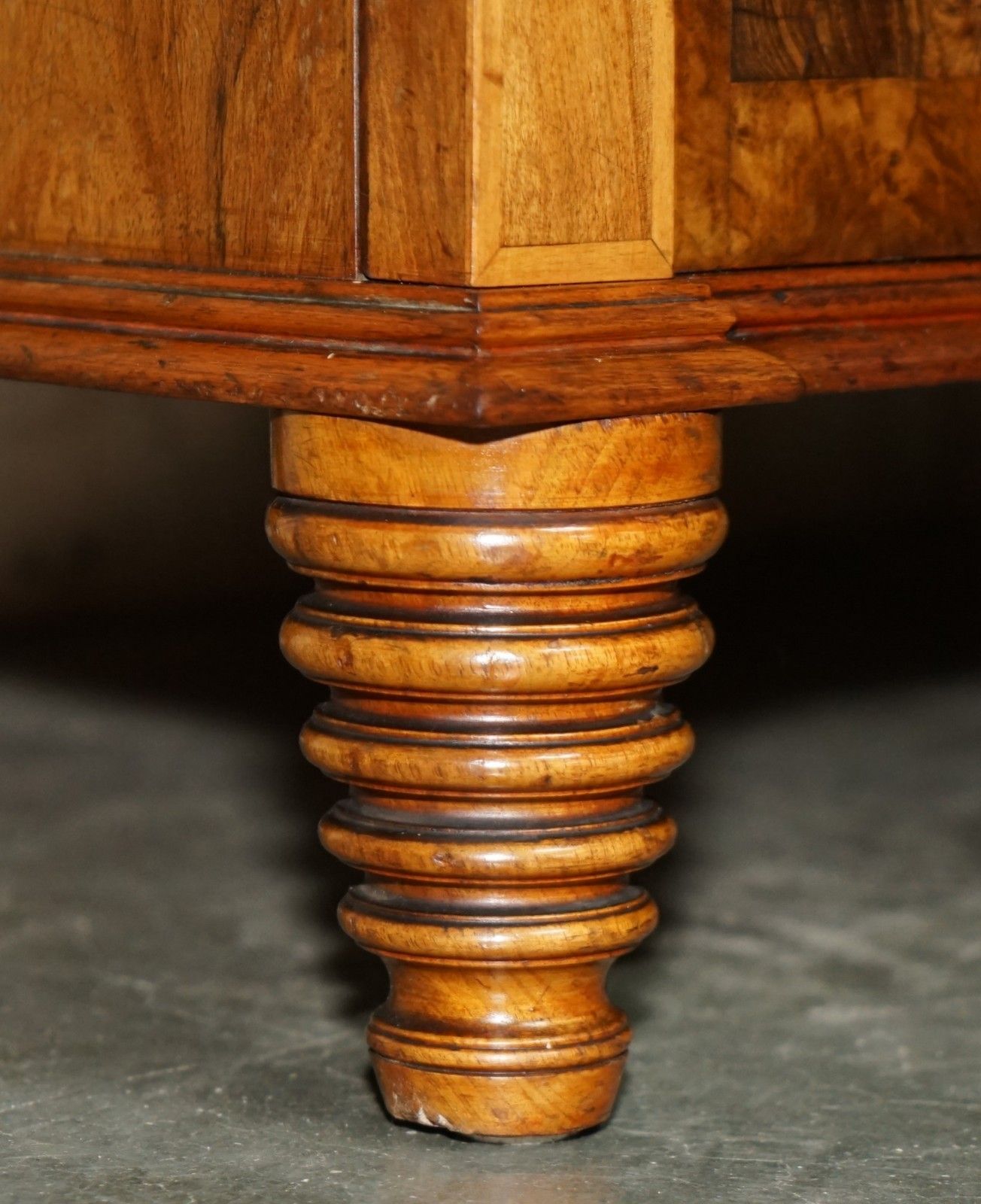 19950.0 Captain Edward George Spencer Churchill Circa 1710 Oyster Veneer Chest On Stand photo