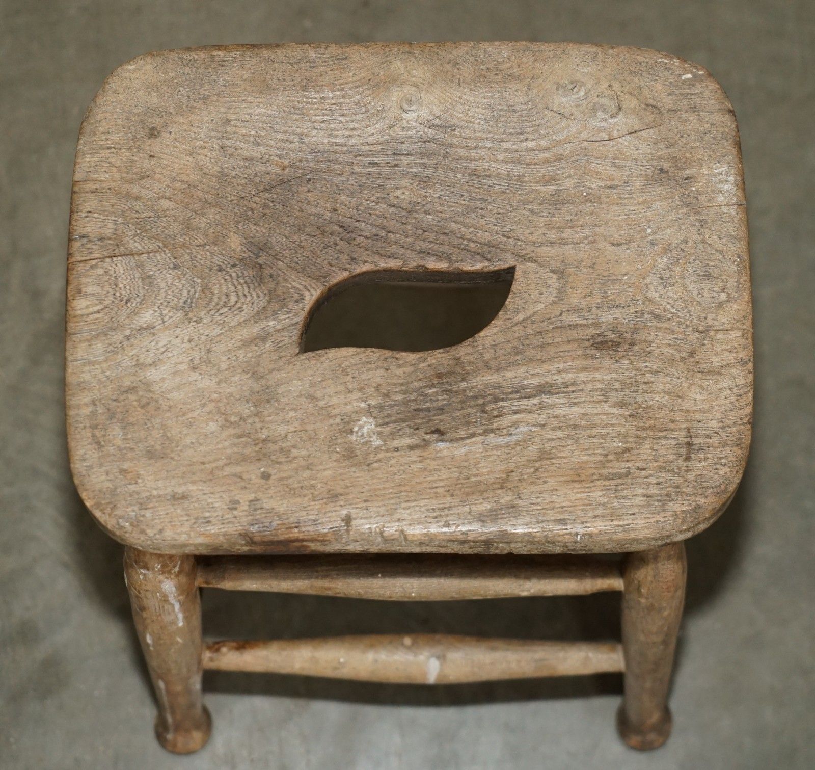 19th Century English Painters Draftsman Artists Stool Handle Cut Out In The Top photo Furniture