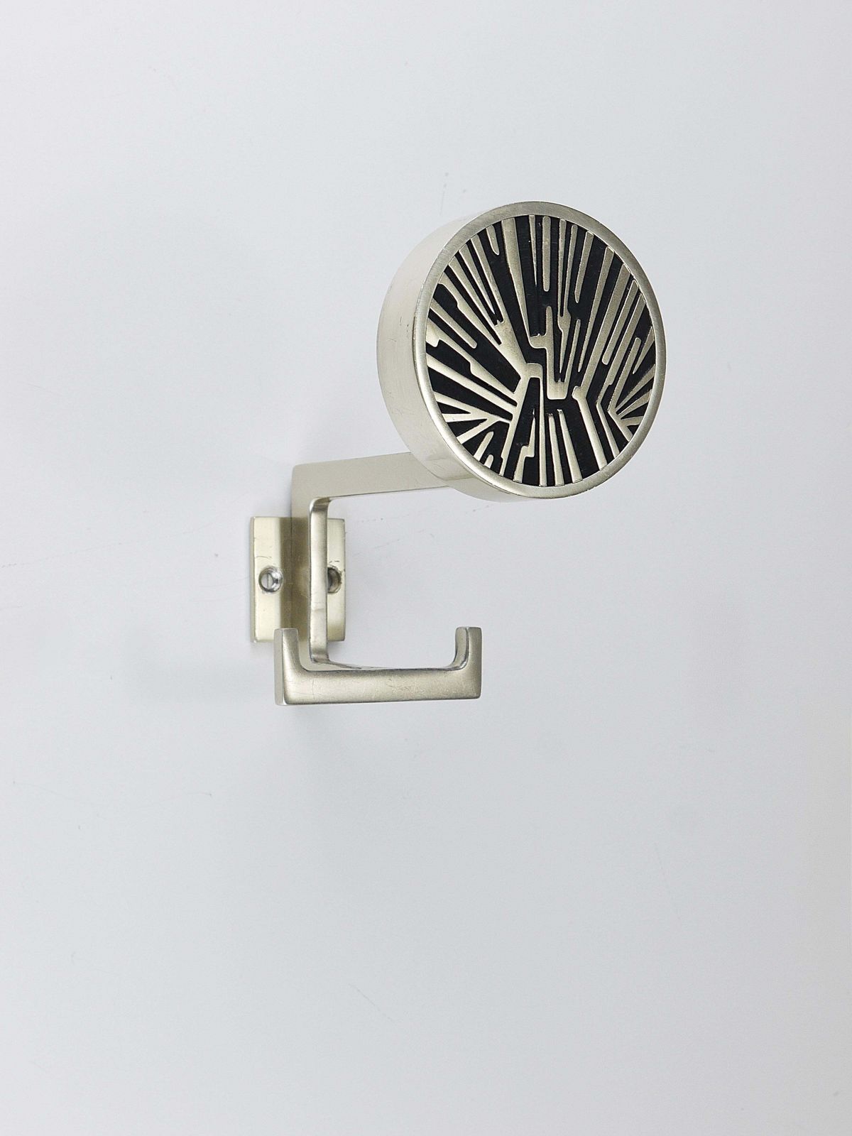 photo vinterior Set Of 4 Op Art Wall Coat Hooks, Mid Century Modern, Austria, 1960s