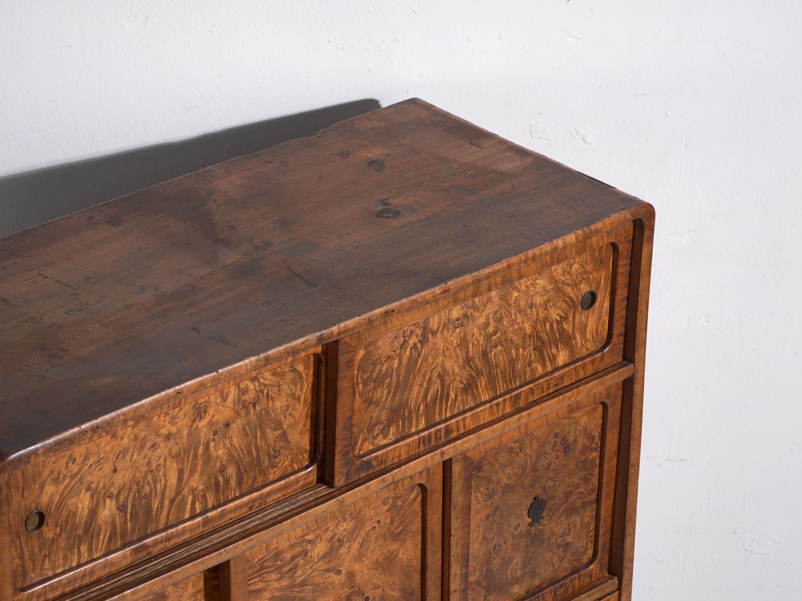 Antique Japanese Mizuya Dansu Kitchen Cabinet – Period Taisho/Showa (C.1910 1940) photo furniture