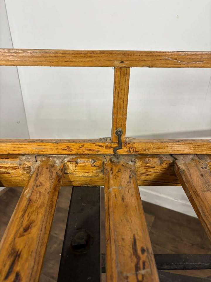 Victorian Wooden & Cast Iron Coffin Cart photo vinterior