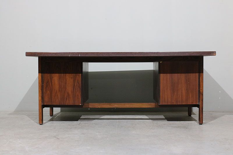 Secretary Desk From The 1960s In Rosewood. photo vintage