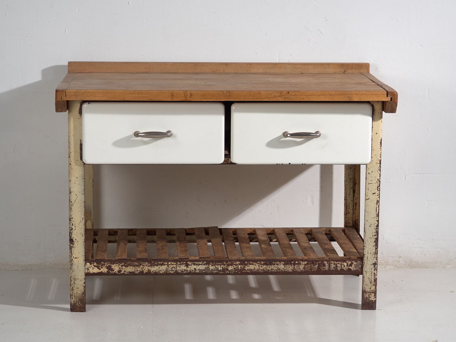 Japanese Industrial Work Table – Showa Period (C.1950–1979) photo buy