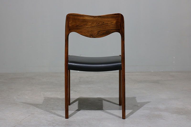 Set Of 4 Niels O. Moller Chairs In Rosewood photo vintage