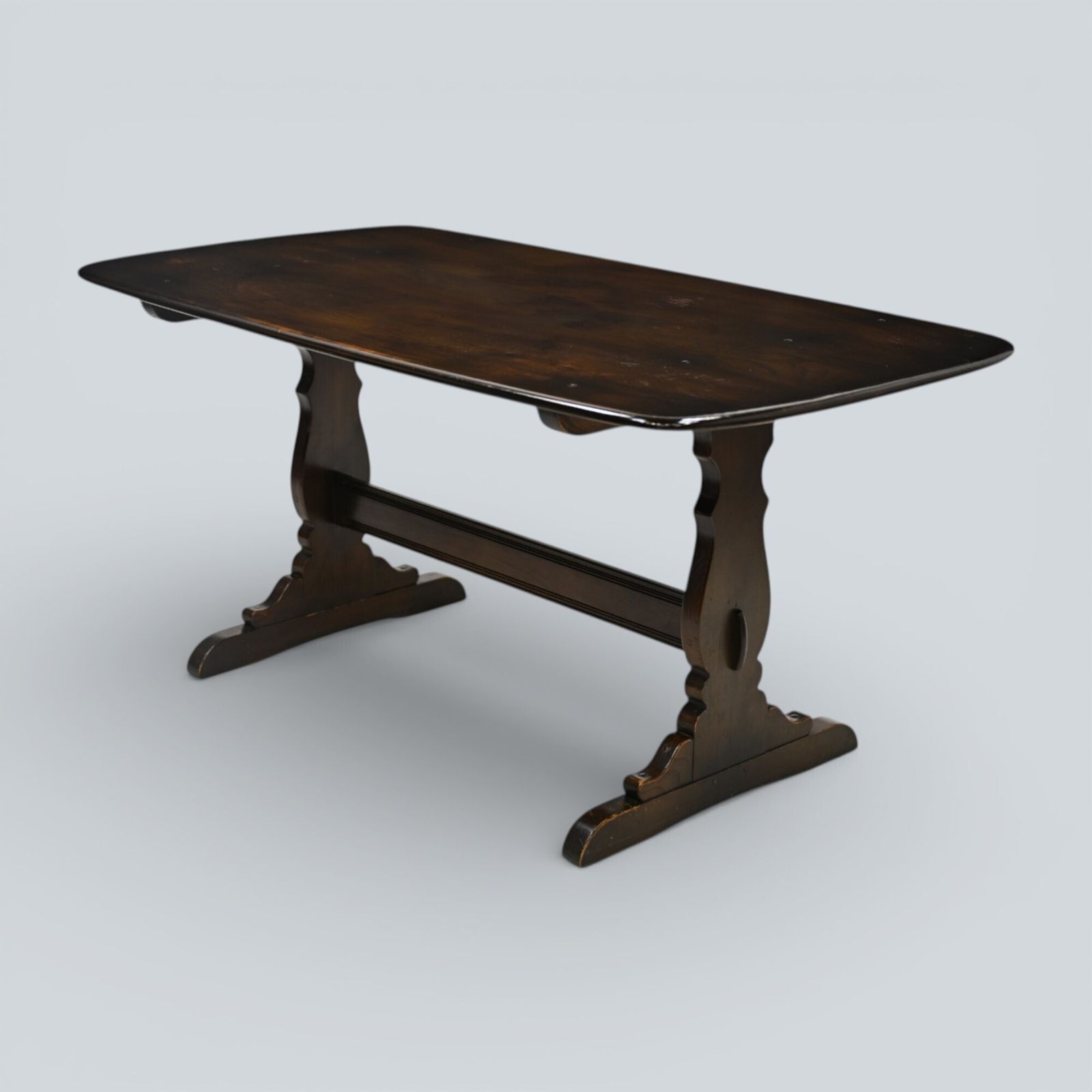 Ercol Refectory Plank Top Dining Table Traditional Finish #756 Free Uk Delivery photo for sale