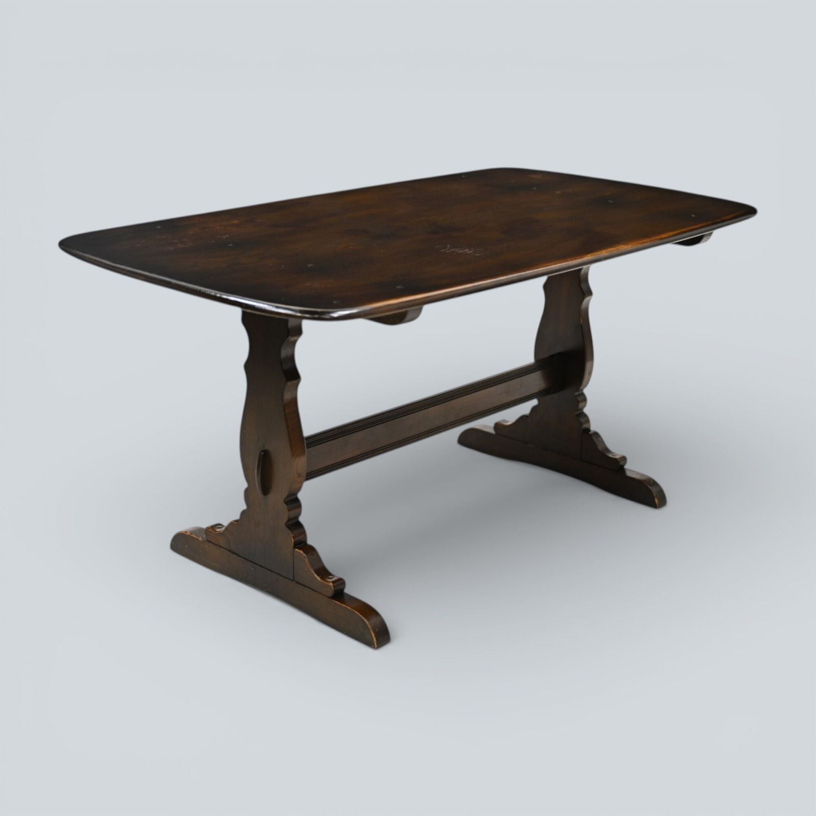 Ercol Refectory Plank Top Dining Table Traditional Finish #756 Free Uk Delivery photo 347.0