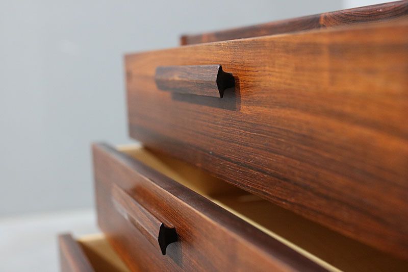 Nordic Chest Of Drawers In Rosewood. photo 605.0