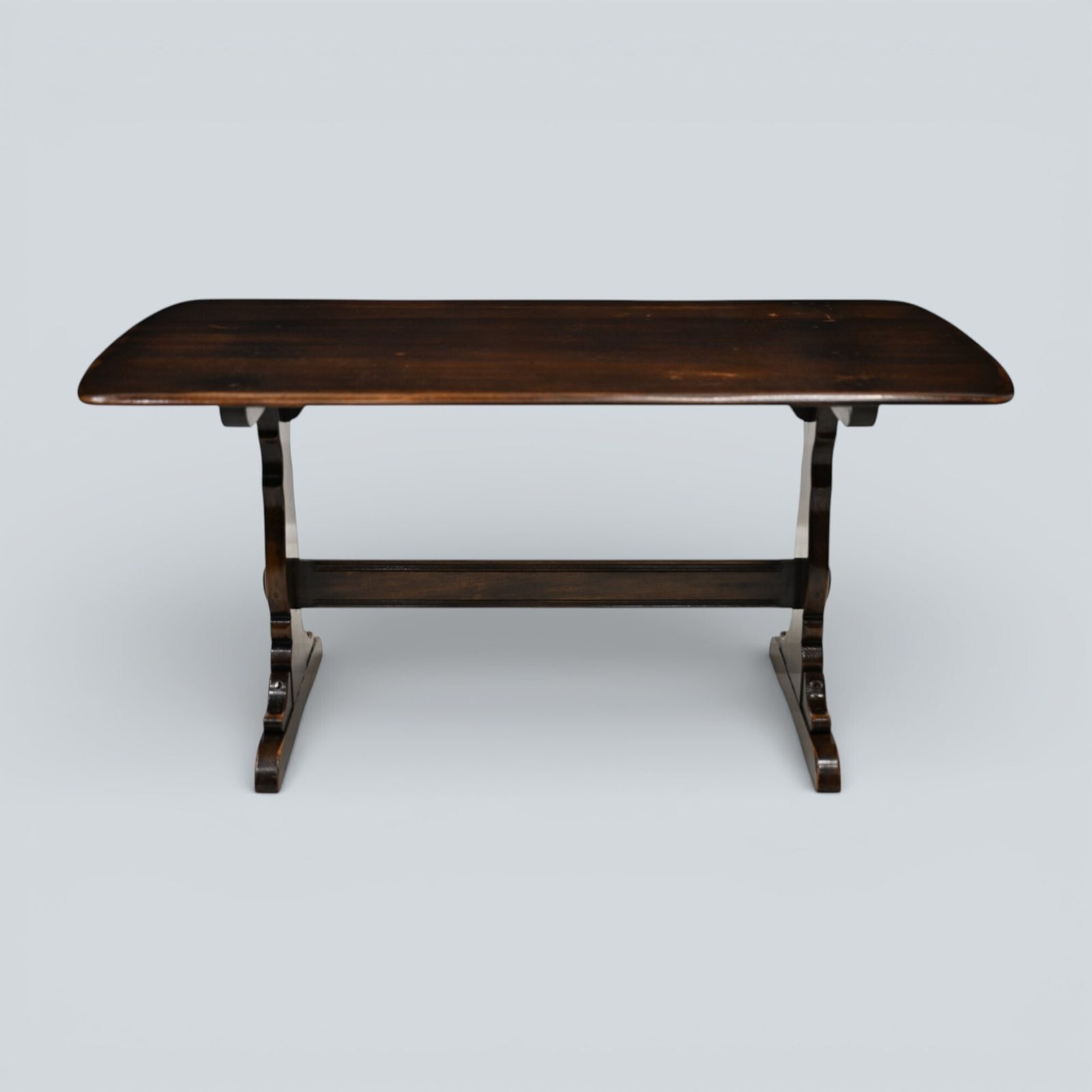 Ercol Refectory Plank Top Dining Table Traditional Finish #155 Free Uk Delivery photo furniture