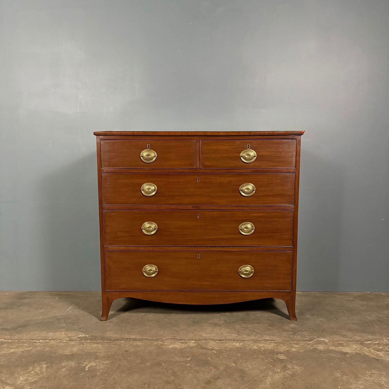 Antique Regency Mahogany Chest Of Drawers photo vinterior