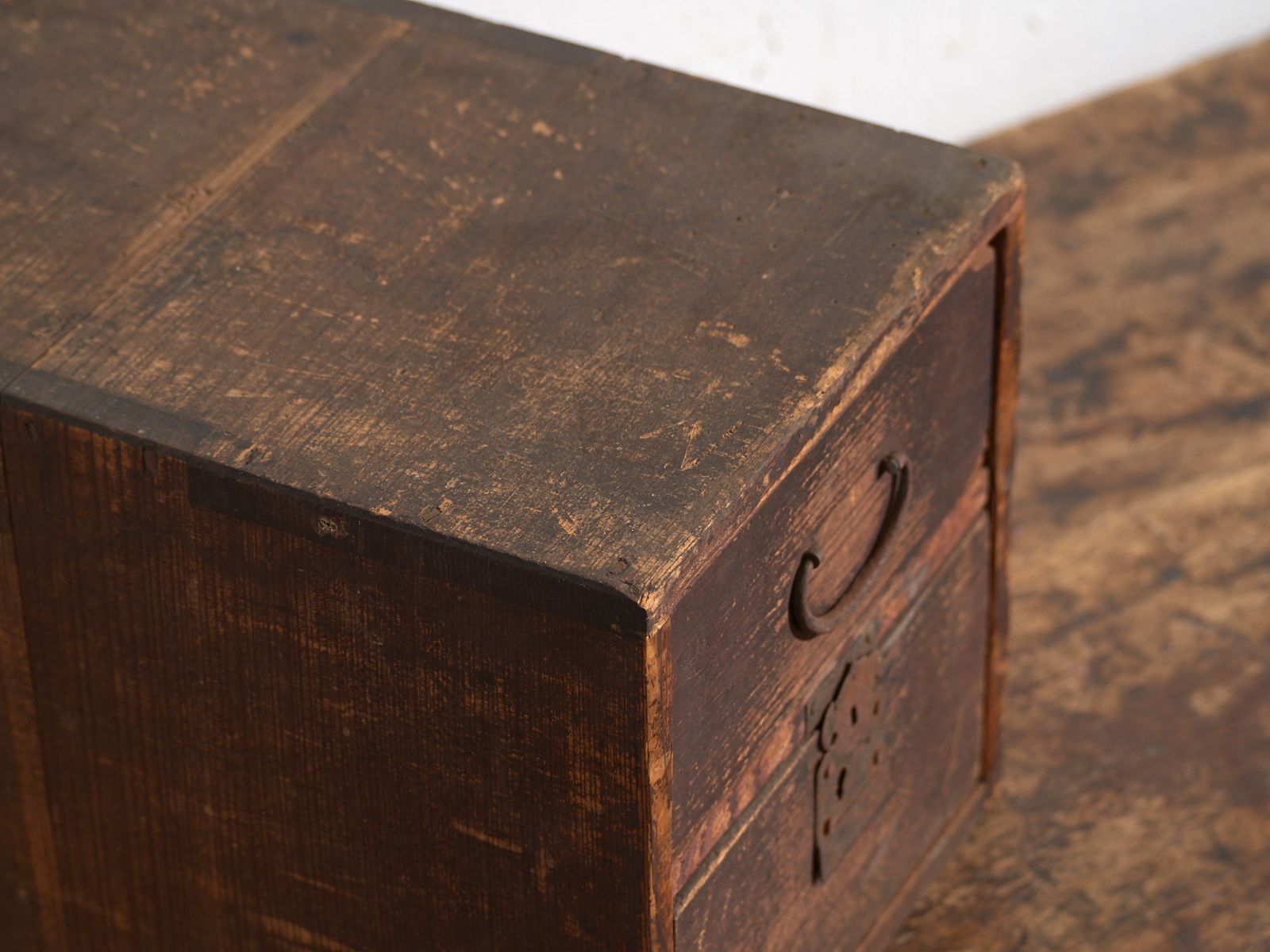 Small Antique Japanese Tansu Document Box – Late Meiji Early Taisho Period (C.1880 1920) photo furniture