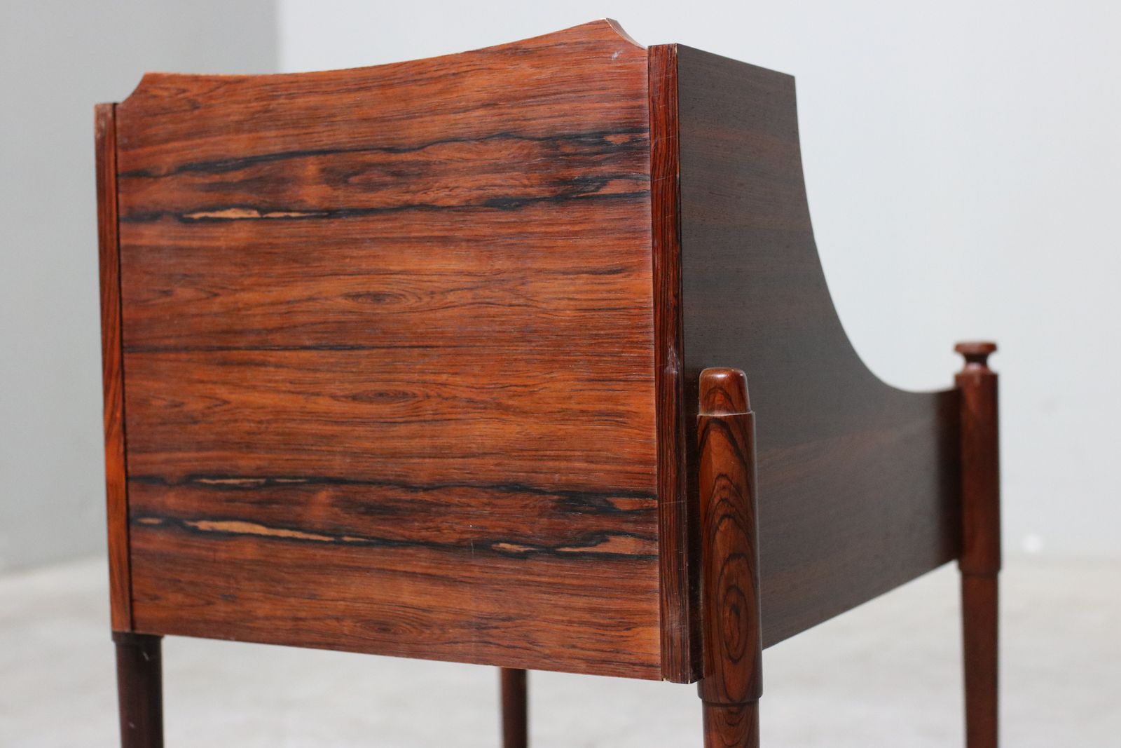 Vintage Rosewood Bedside Table photo vintage