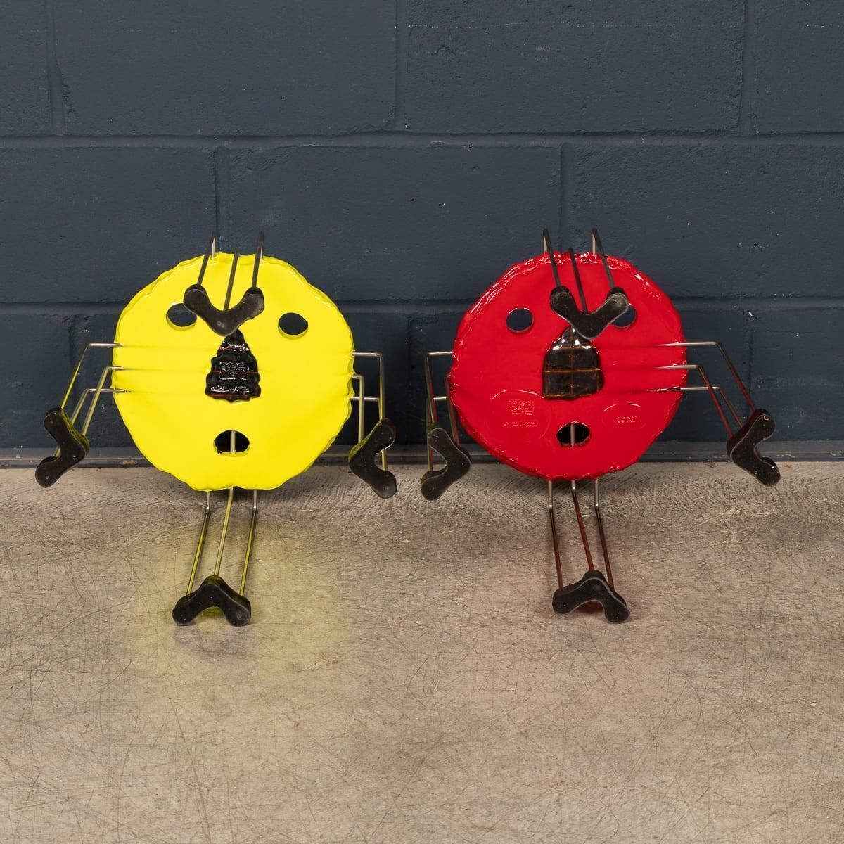 Gaetano Pesce Triple Play Side Tables, Resin & Steel, 21st Century photo Furniture