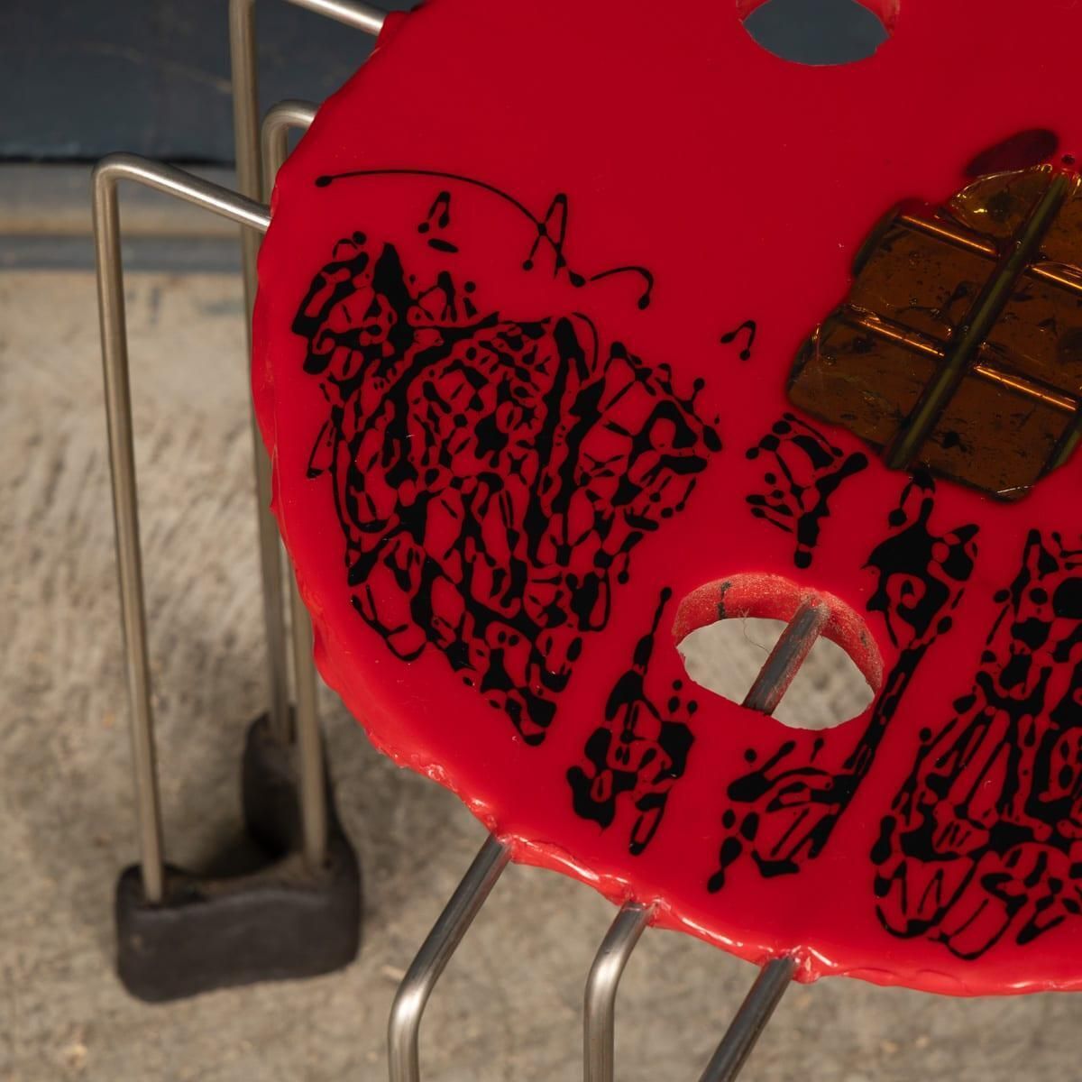 photo buy Gaetano Pesce Triple Play Side Tables, Resin & Steel, 21st Century