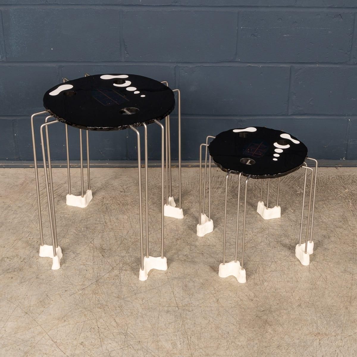 Gaetano Pesce Sculptural Coffee Tables In Black Resin, Fish Design photo furniture