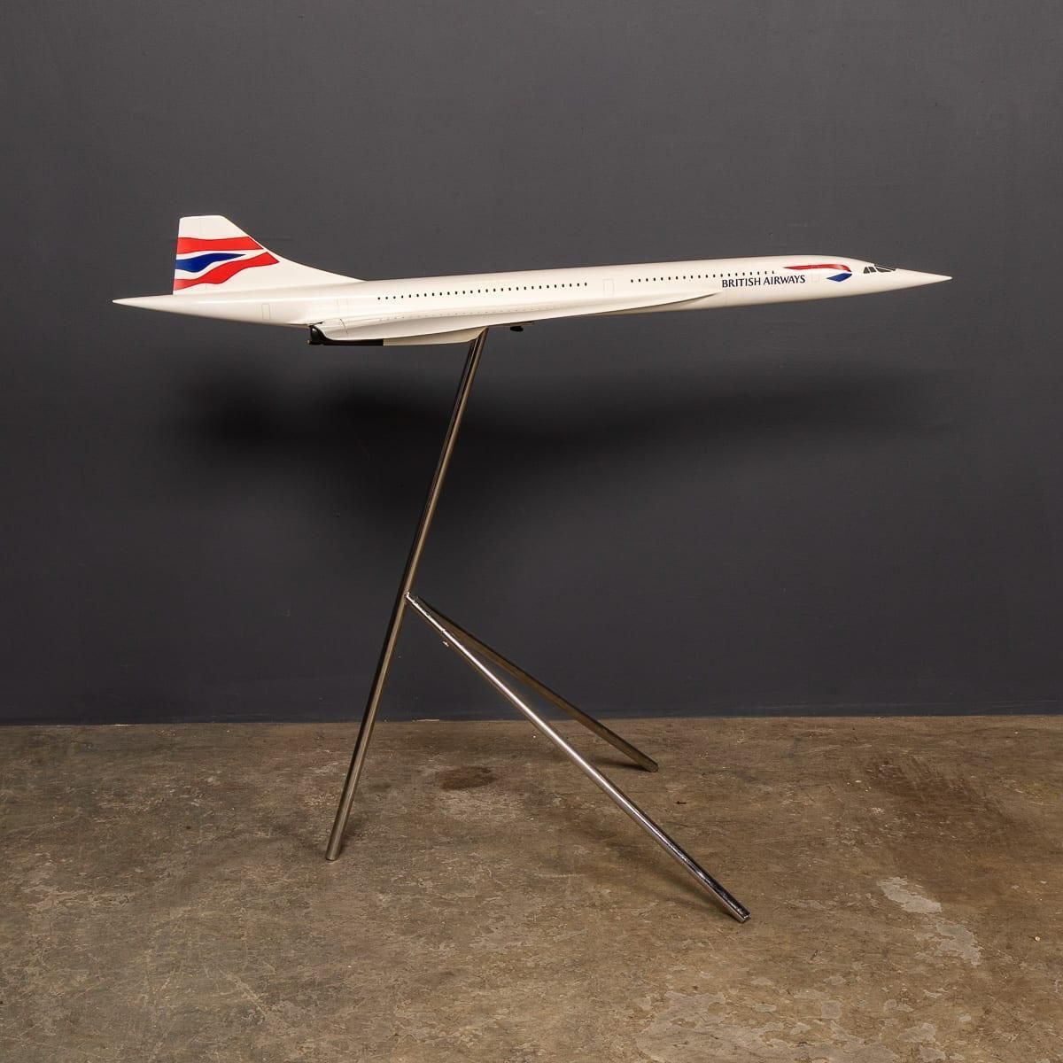 20thc Large British Airways Concorde Model By Space Models, England C.1999 photo buy