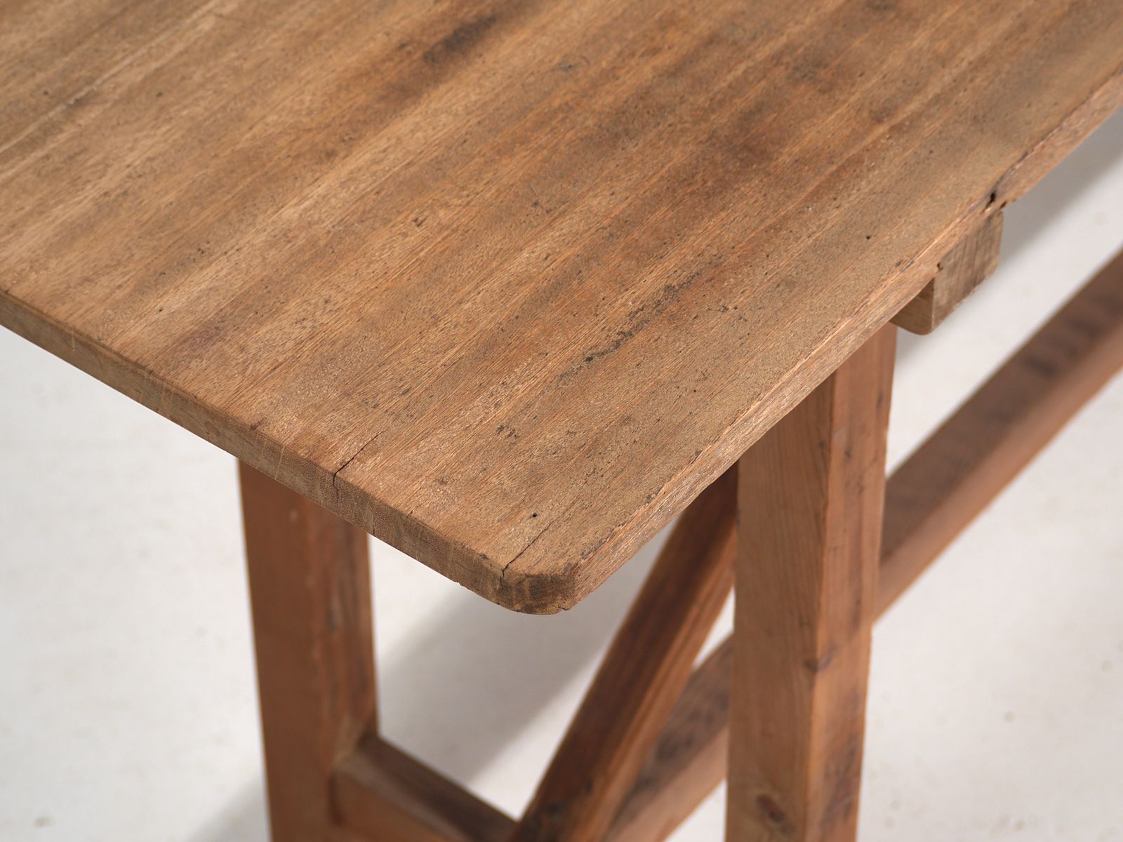 Antique Japanese Wooden Work Table – Period Taisho/Showa (C.1910 1950) #1 photo Furniture