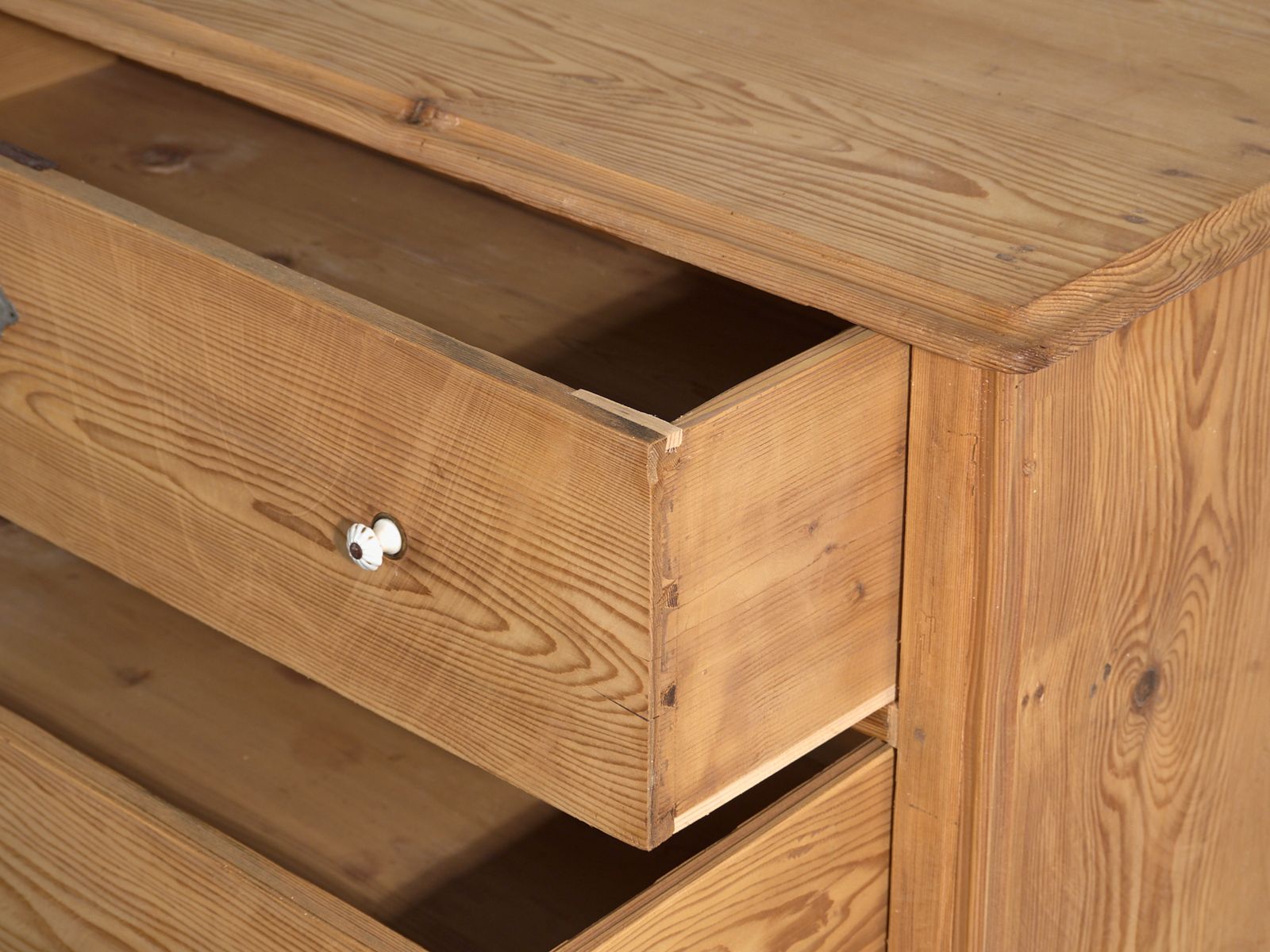 photo furniture Antique Rustic Pine Chest Of Drawers – Central Europe (C.1900–1920) #95