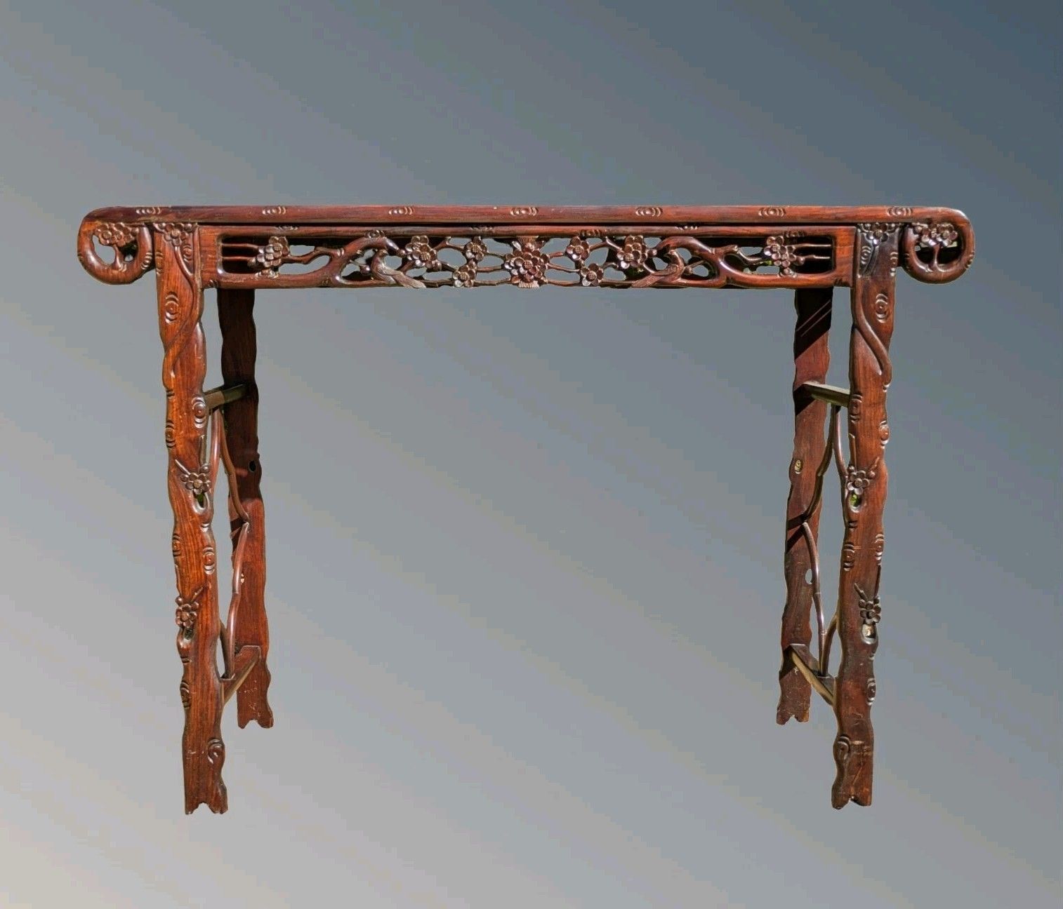 Fine Antique Carved Chinese Altar Table Rosewood photo furniture
