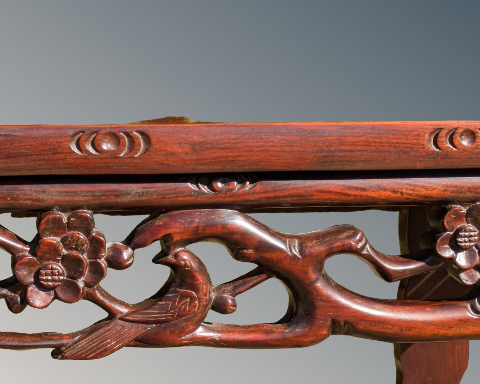 Fine Antique Carved Chinese Altar Table Rosewood photo vintage
