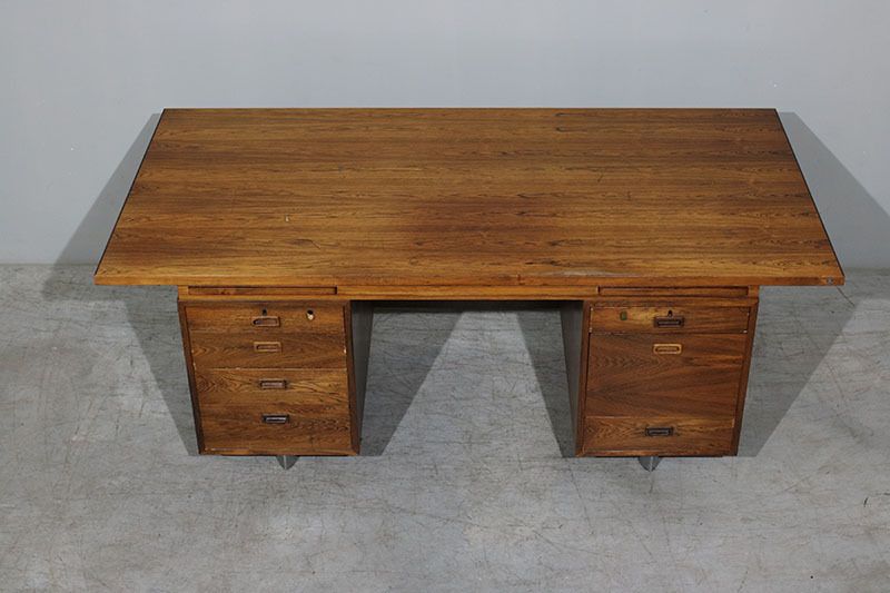 photo for sale Nipu Secretary Desk From The 1970s, Made Of Rosewood.