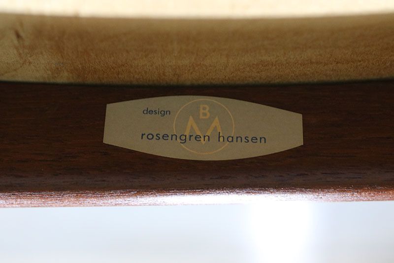 Furniture Set Of 6 Henry Rosengren Hansen Chairs In Teak photo