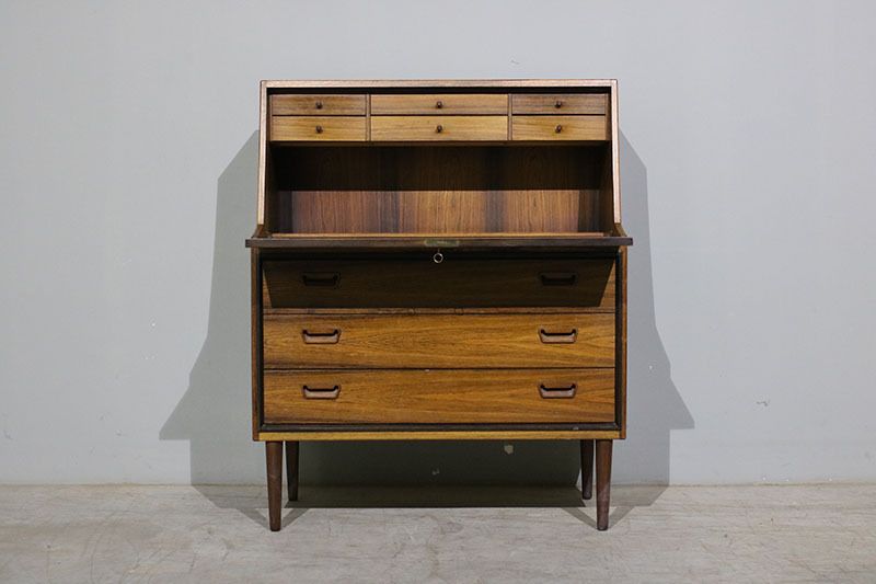 Danish Writing Desk In Rosewood photo for sale