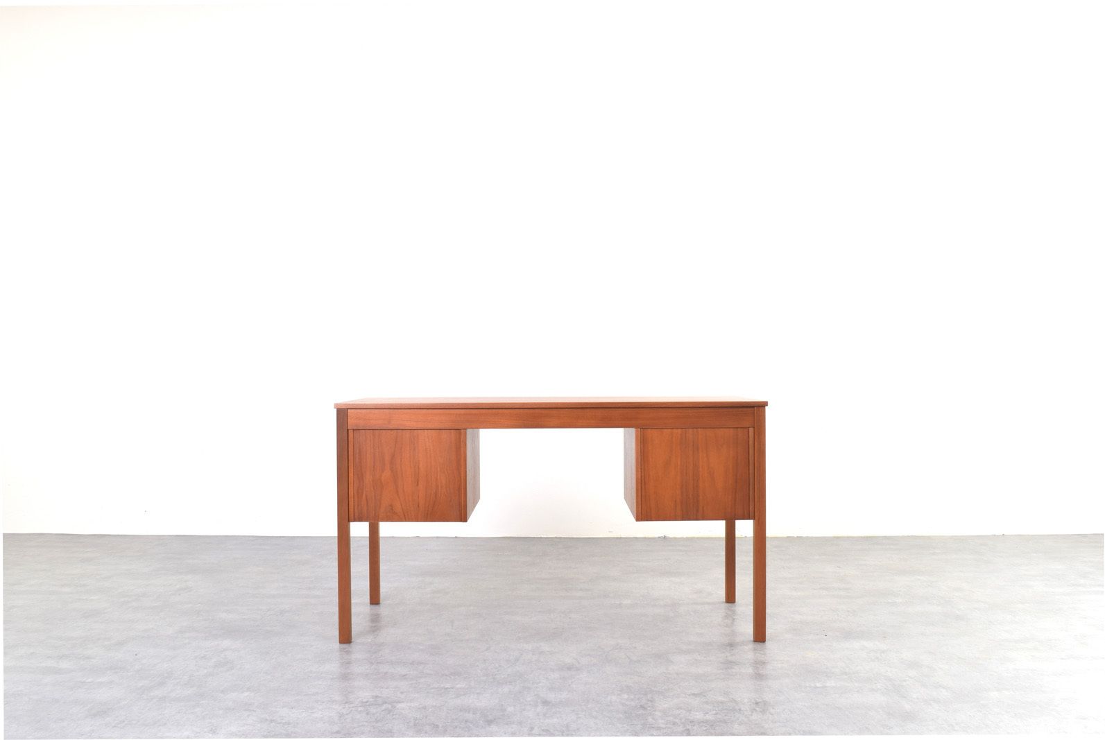 photo furniture Mid Century Danish Teak Desk From Domino Møbler, 1960s.