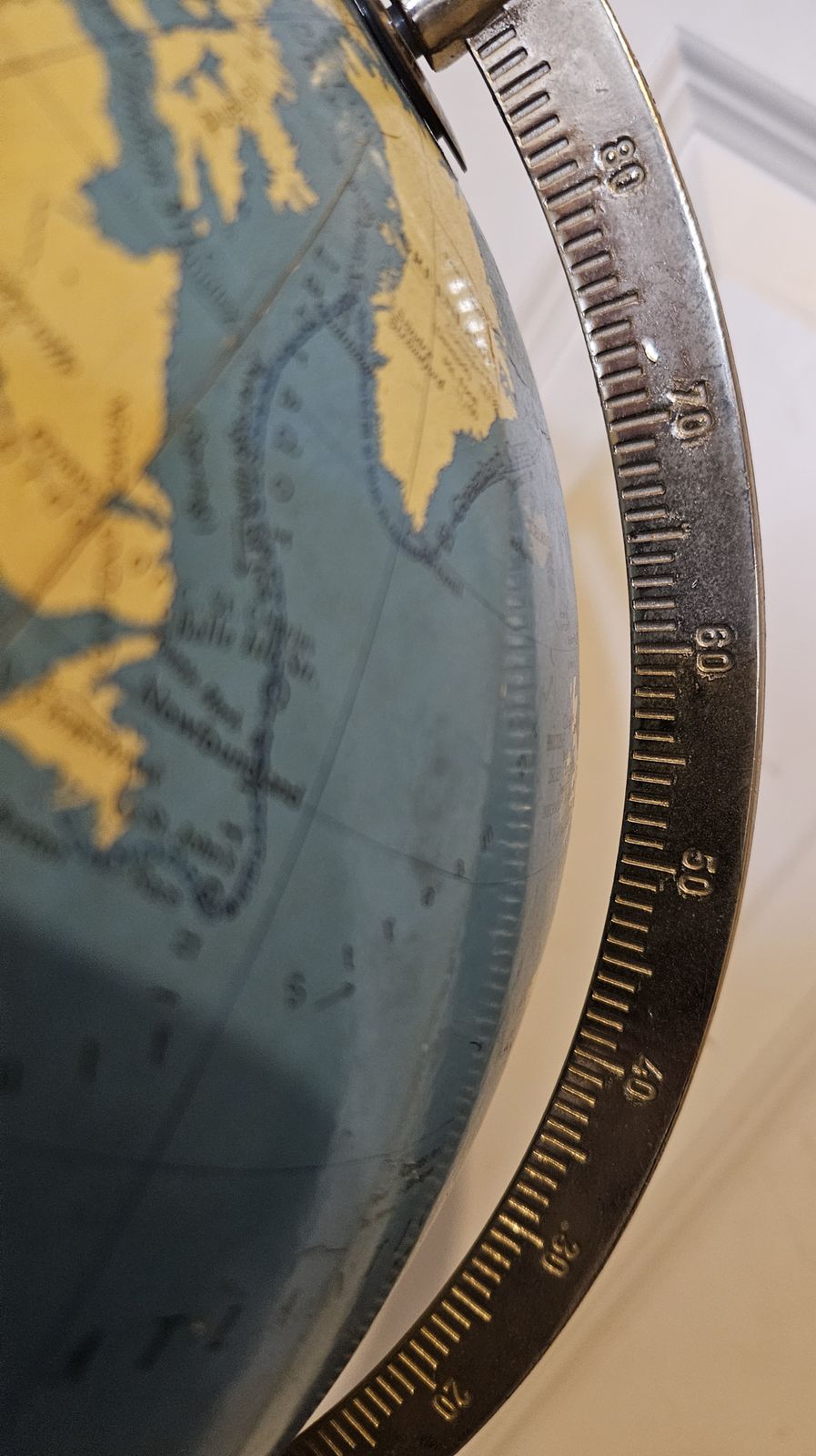 Vintage 20th Century Philips 12"  Political  Challenge Globe 1971 photo for sale