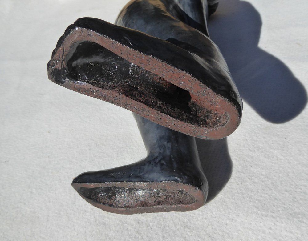 photo vinterior Ceramic Boy Sculpture Attributed To Elie Van Damme For Perignem, 1960s