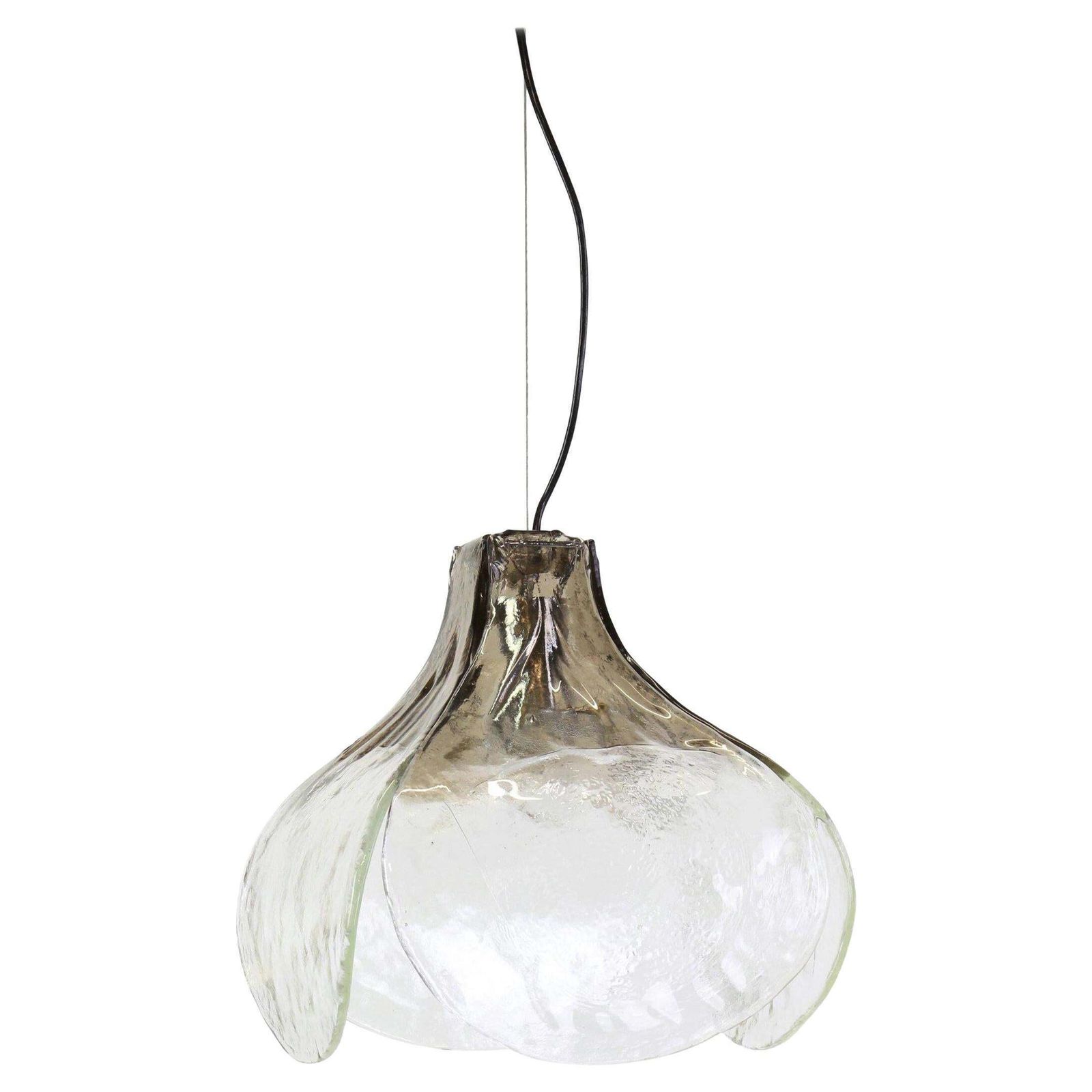 1 Of 3 Murano Pendant Light Designed By Carlo Nason For Mazzega, 1970s
