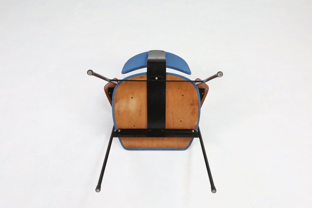 4354.0 Dining Chairs By Willy Van Der Meeren For Tubax, Belgium, 1950s, Set Of 6 photo