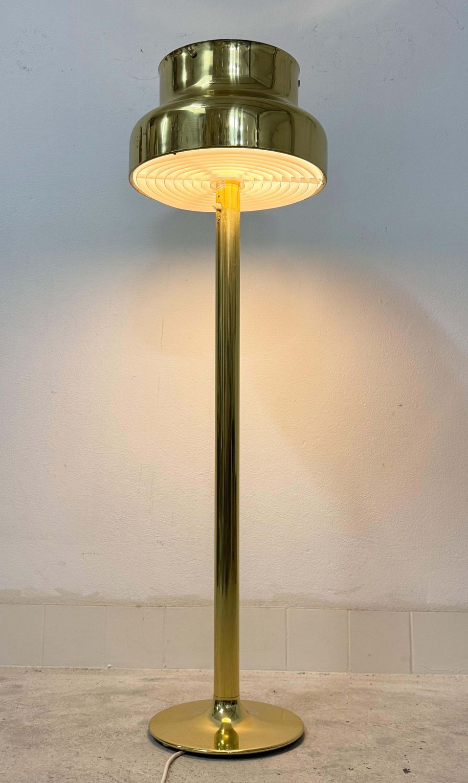 Lighting Gold Floor Lamp Bumling By Anders Pehrson For Ateljé Lyktan photo