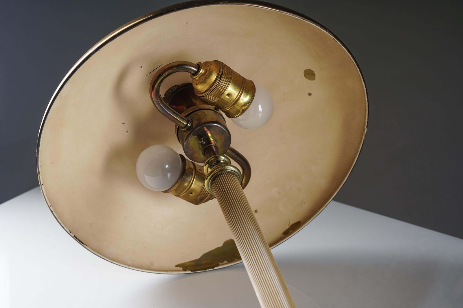 Table Lamp In Brass And Bakelite By Nordiska Kompaniet, Sweden, 1930s photo buy