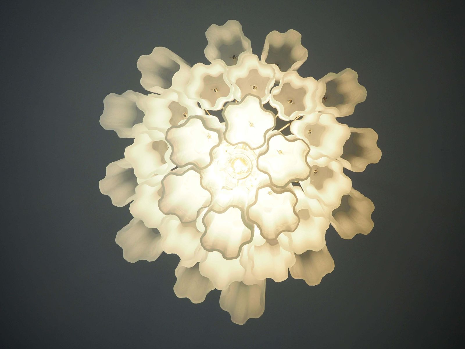 Pair Murano Chandeliers photo vinterior
