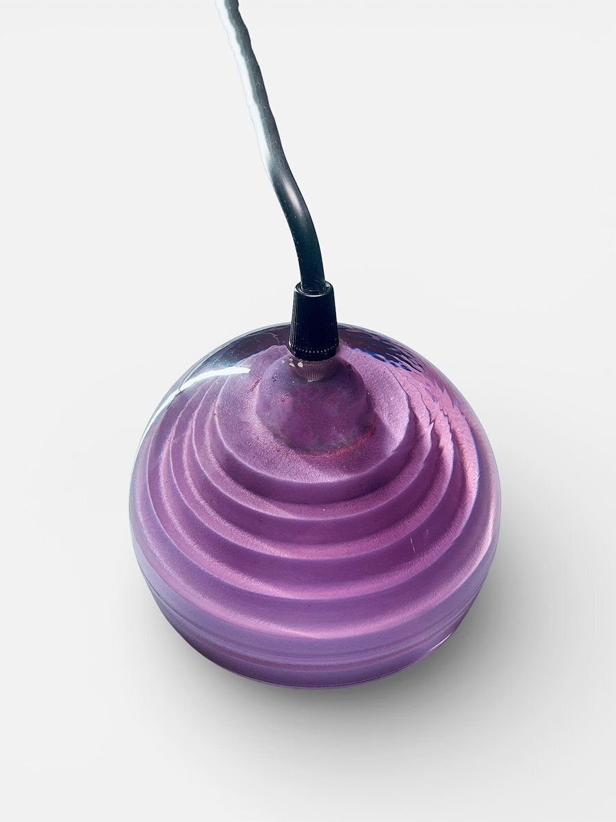 Murano Glass Lamps By Carlo Nason For Av Mazzega, Italy, 1970s, Set Of 2 photo for sale