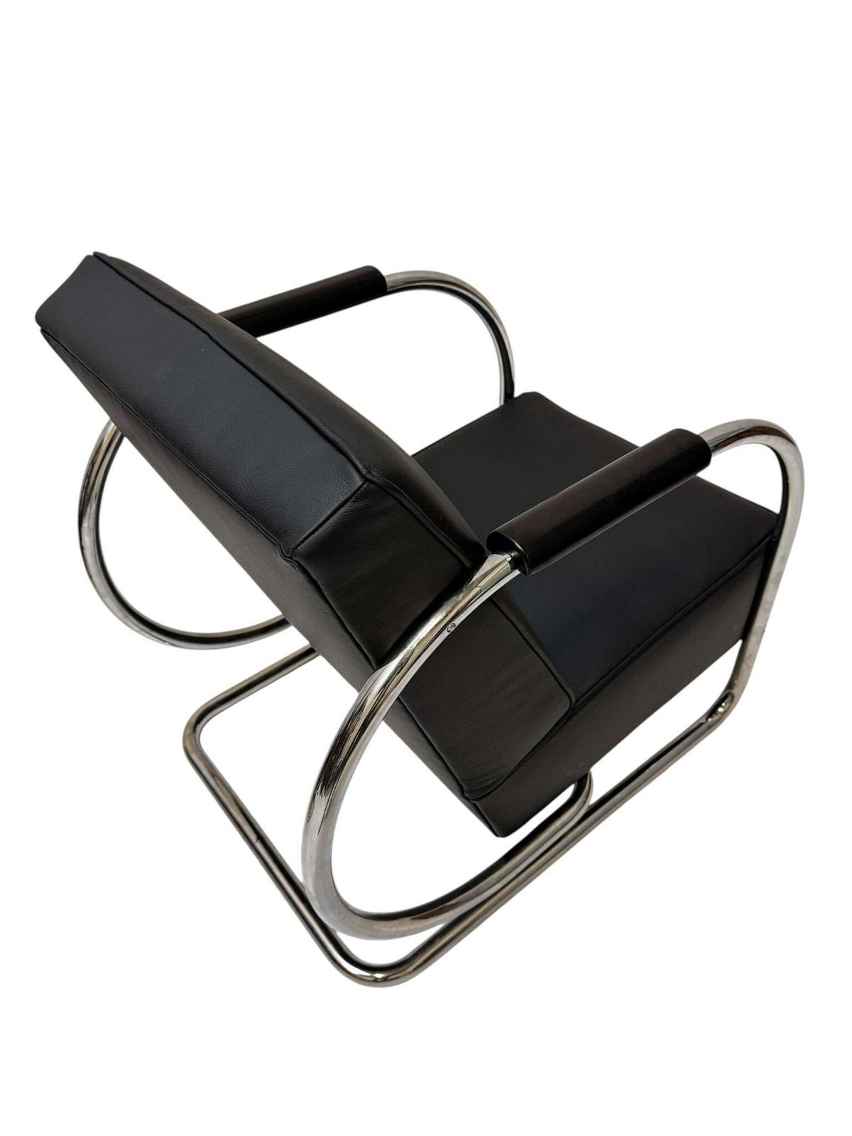12094.0 Art Deco Modernist Bauhaus Tubular Steel Lounge Chairs By Frits Kuyken, 1936 photo