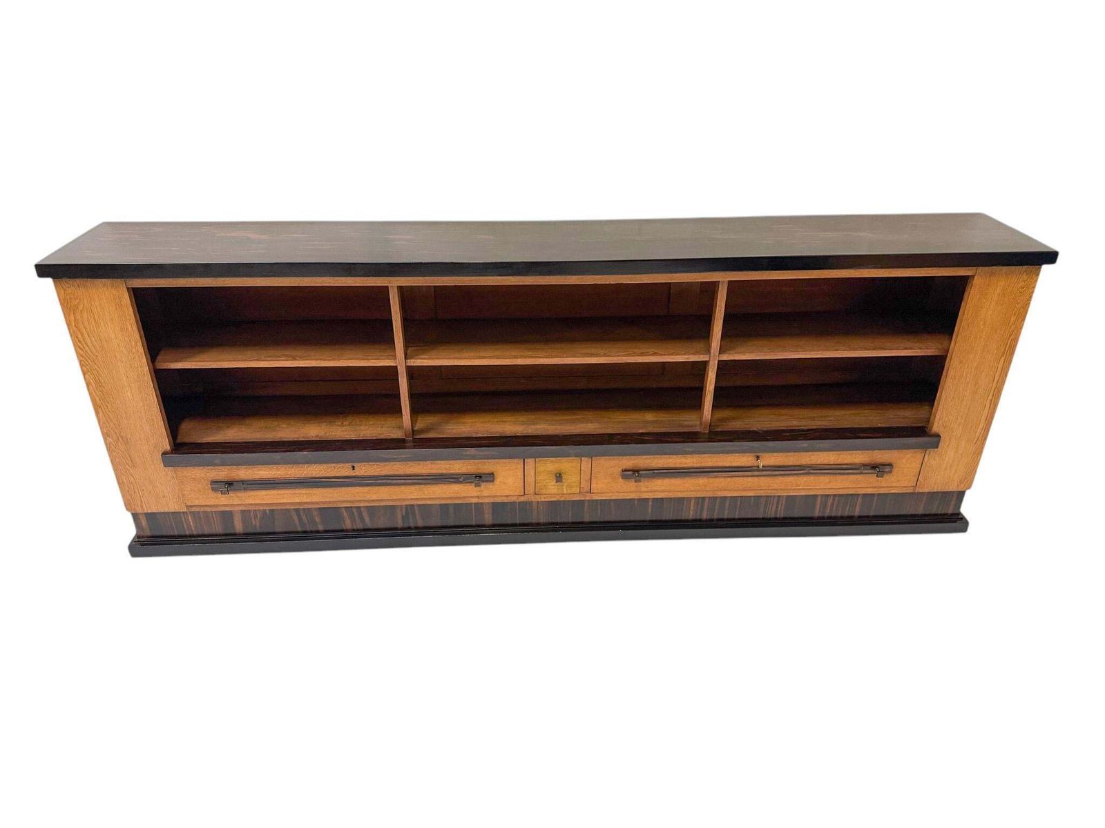 Art Deco Modernist Bookcase Or Credenza By Hendrik Wouda For Pander, 1924 photo furniture