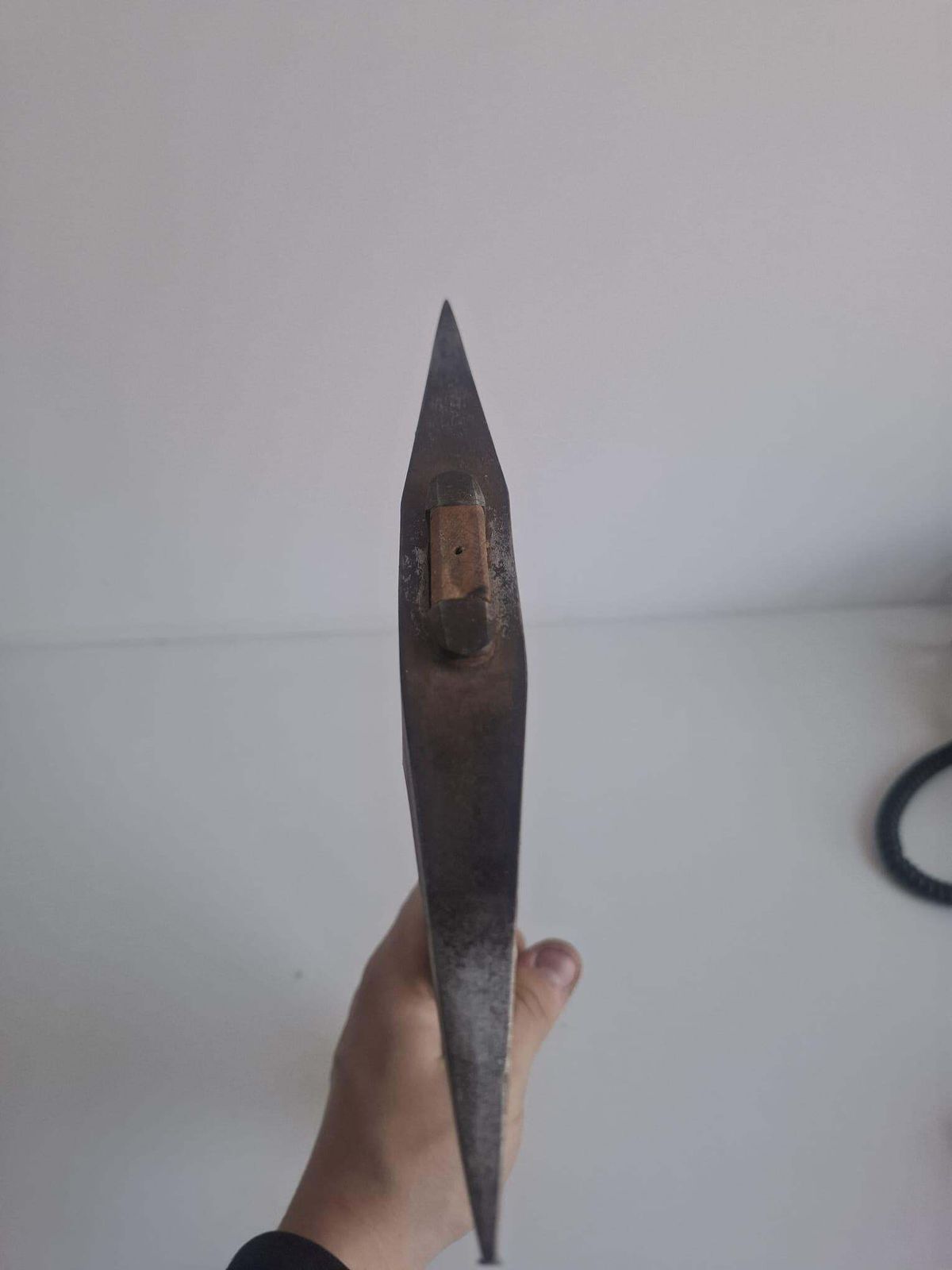 photo furniture Mid Century Czechoslovak Firefighter Axe With Leather Holster