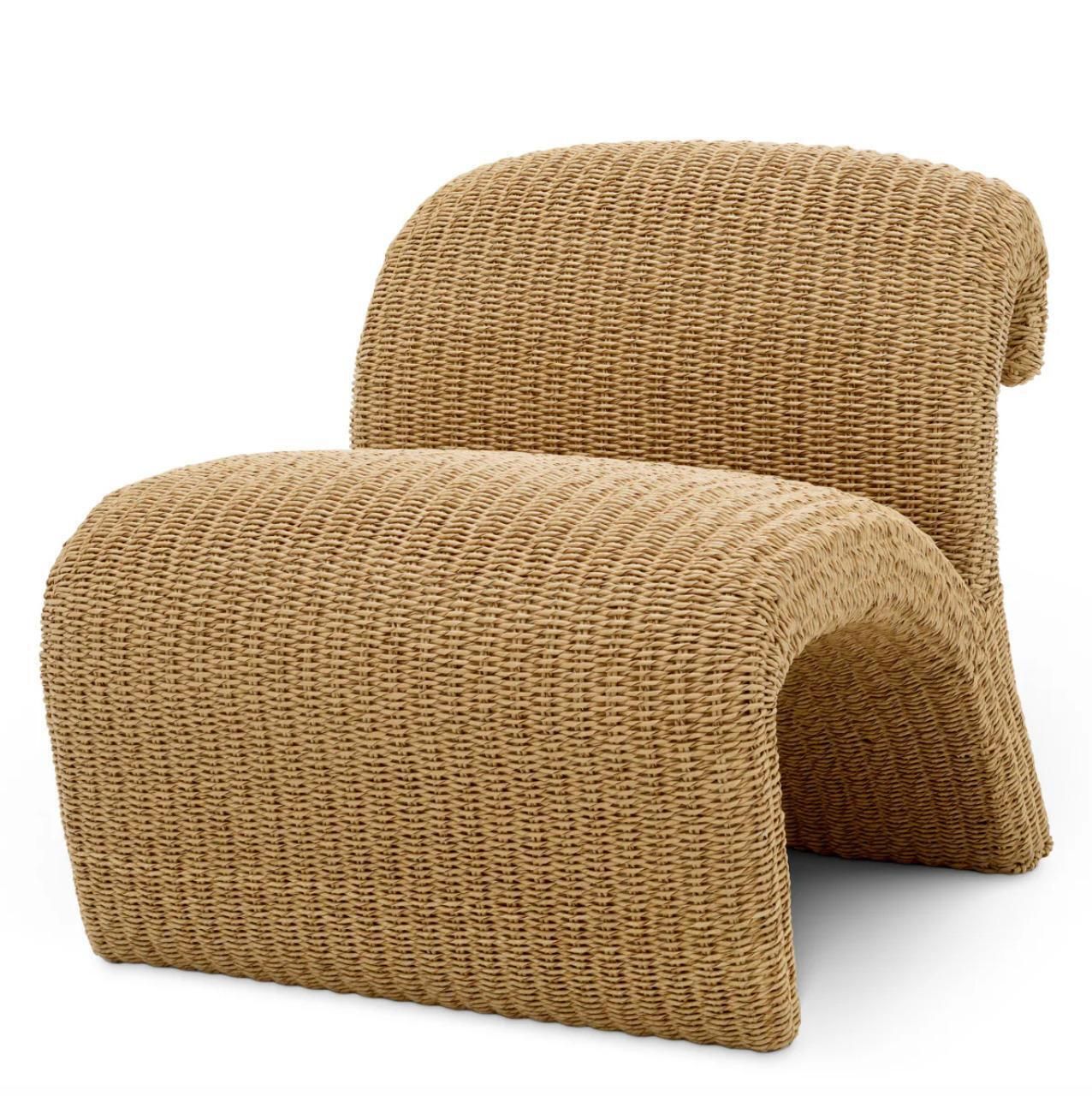 Outdoor Chair In Faux Rattan And Aluminium photo furniture