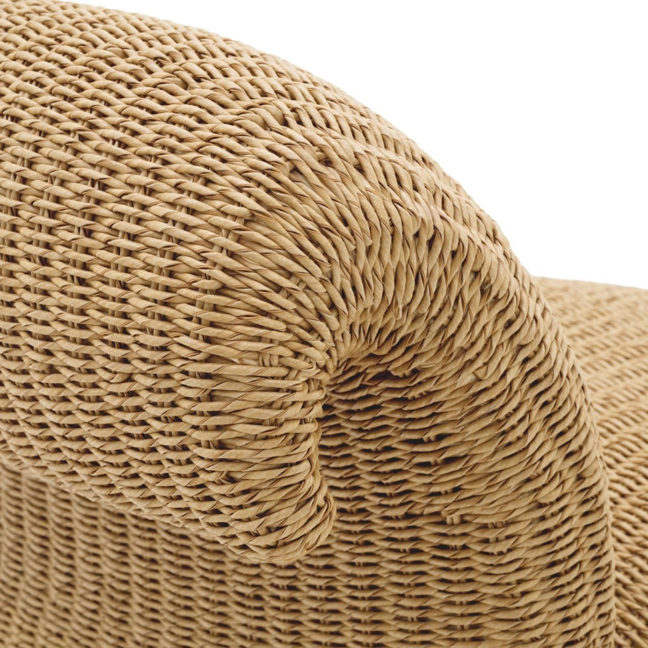 Outdoor Chair In Faux Rattan And Aluminium photo vinterior
