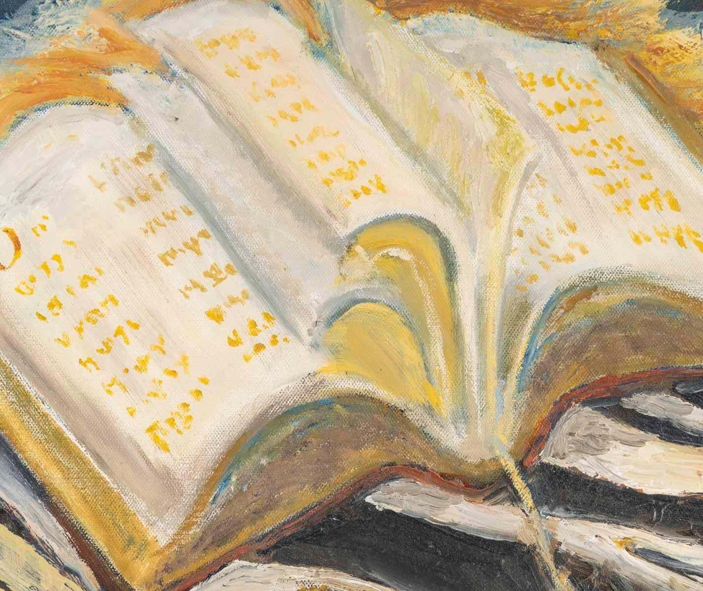 Oil On Canvas, Oil Painting By Evelyne Luez, 20th Century. photo for sale