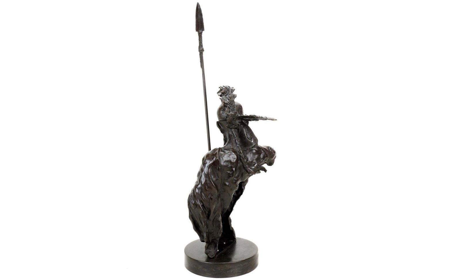 Indian Sculpture In Patinated Bronze, Western Style, 20th Century photo 2786.0