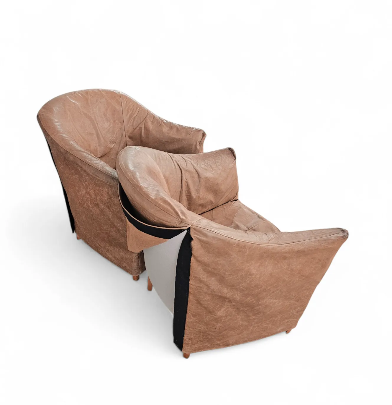photo furniture 2 X Doralice Lounge Chair By Antonio Citterio / Paolo Nava / 1980s