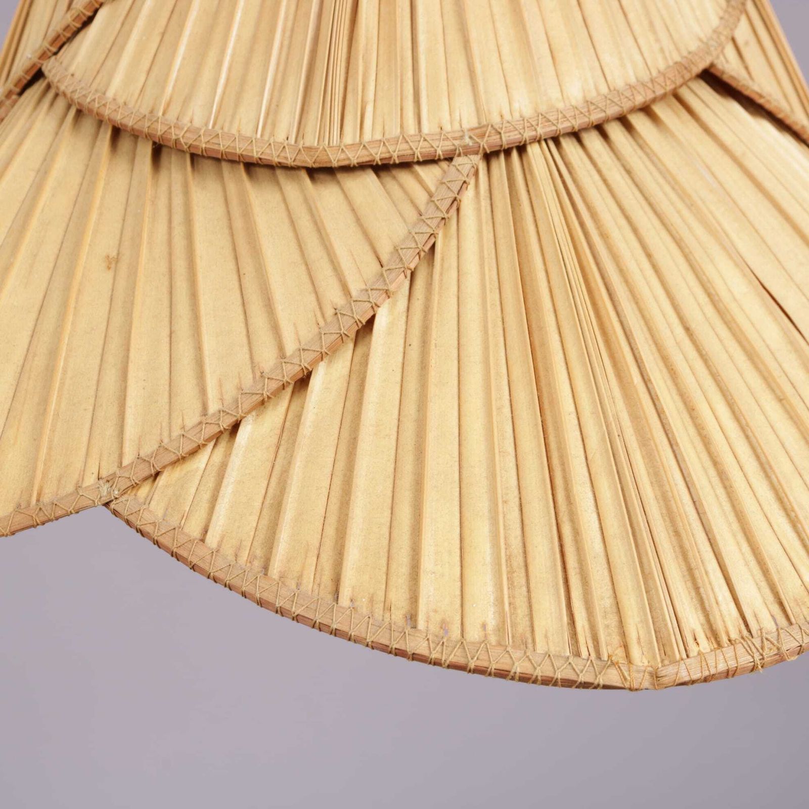 Lighting “Uchiwa” Hanging Lamp In The Style Of Ingo Maurer, Germany 1970 photo