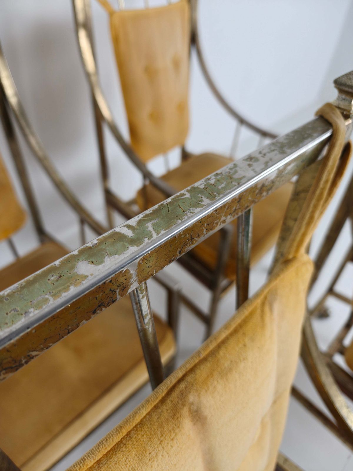 Unique Set Of Mid Century Style Dining And Lounge Chairs – Gilded, Made Between 1940 1948 By Flanders Industries Inc, Fort Smith, Arkansas photo Furniture